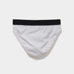 Lot 3 slips gris homme
