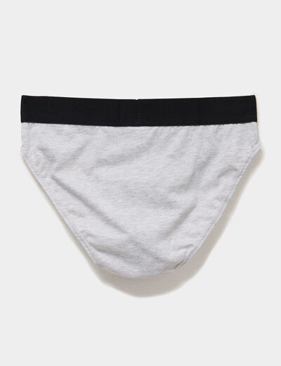 Lot 3 slips gris homme