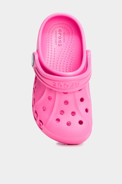 Sabots de plage Crocs rose fluo fille