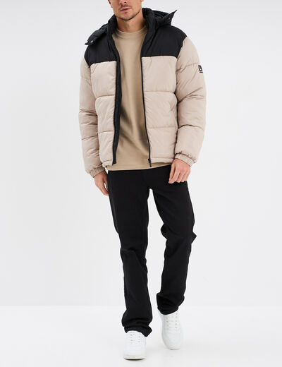 T-shirt oversize manches courtes Liberto beige homme