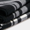 &Eacute;charpe &agrave; franges noir homme