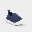 Baskets bout renforc&eacute; &agrave; semelle souple bleu marine b&eacute;b&eacute; gar&ccedil;on