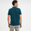 Polo avec broderie poitrine coton Creeks bleu canard homme