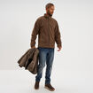 Parka chaude 3-en-1 imperm&eacute;able vert kaki homme