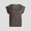 T-shirt manches courtes noir femme grande taille