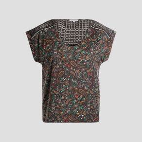 T-shirt manches courtes noir femme grande taille