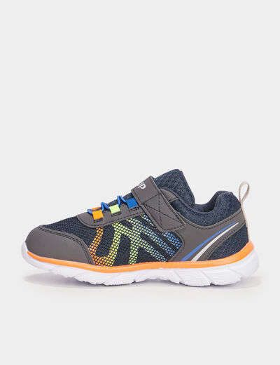 Runnings à lacets Run-Up bleu marine garçon