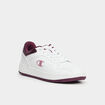 Tennis basses &agrave; lacets Champion Foil bordeaux femme