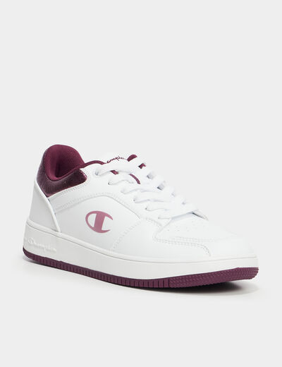 Tennis basses &agrave; lacets Champion Foil bordeaux femme