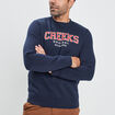Sweat à col rond Creeks bleu marine homme