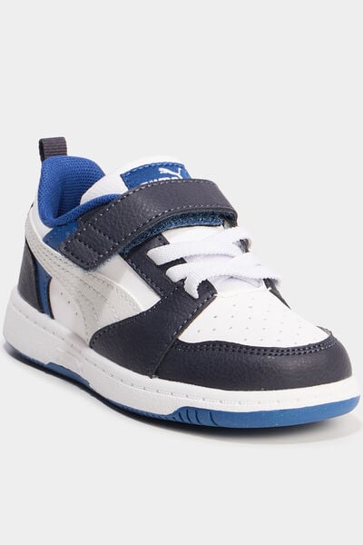 Tennis basses Puma Rebound V6 bleu fonc&eacute; gar&ccedil;on