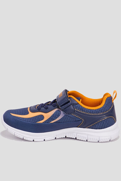 Runnings à lacets Liberto bleu marine fille
