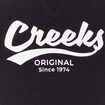 Sweat à capuche hoodie droit Creeks noir garçon