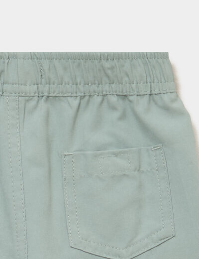 Short de bain vert pastel b&eacute;b&eacute; gar&ccedil;on
