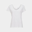 T-shirt à manches courtes blanc femme