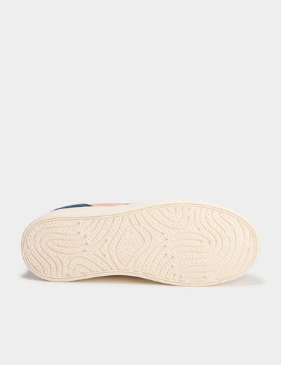 Baskets &agrave; lacets bleu femme