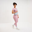 Legging de sport taille haute mauve femme