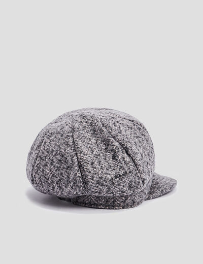 Casquette gavroche gris femme