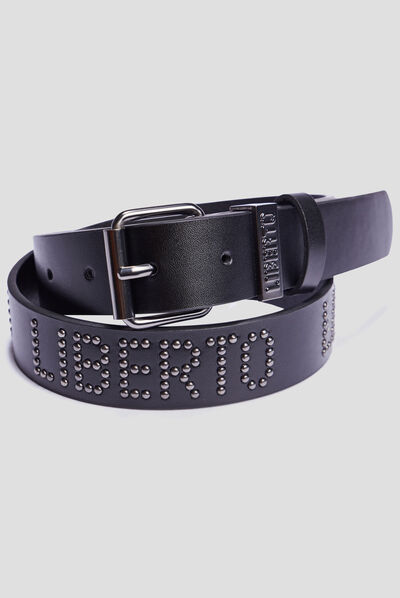 Ceinture cloutée Liberto noir garçon