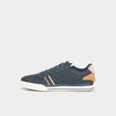 Tennis basses à lacets bleu homme