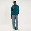 Sweat &agrave; capuche hoodie vert fonc&eacute; femme