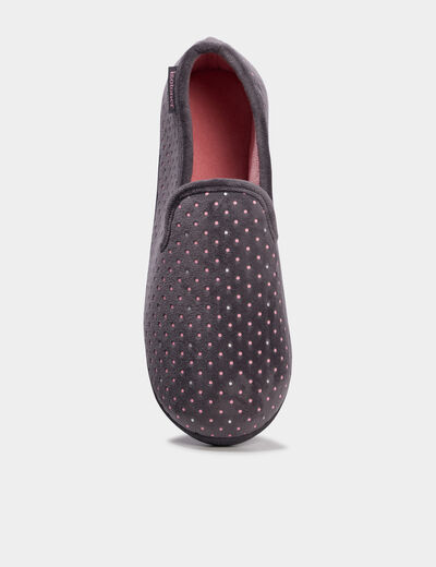 Chaussons Isotoner rose femme