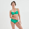 Soutien-gorge corbeille micro dentelle vert menthe femme