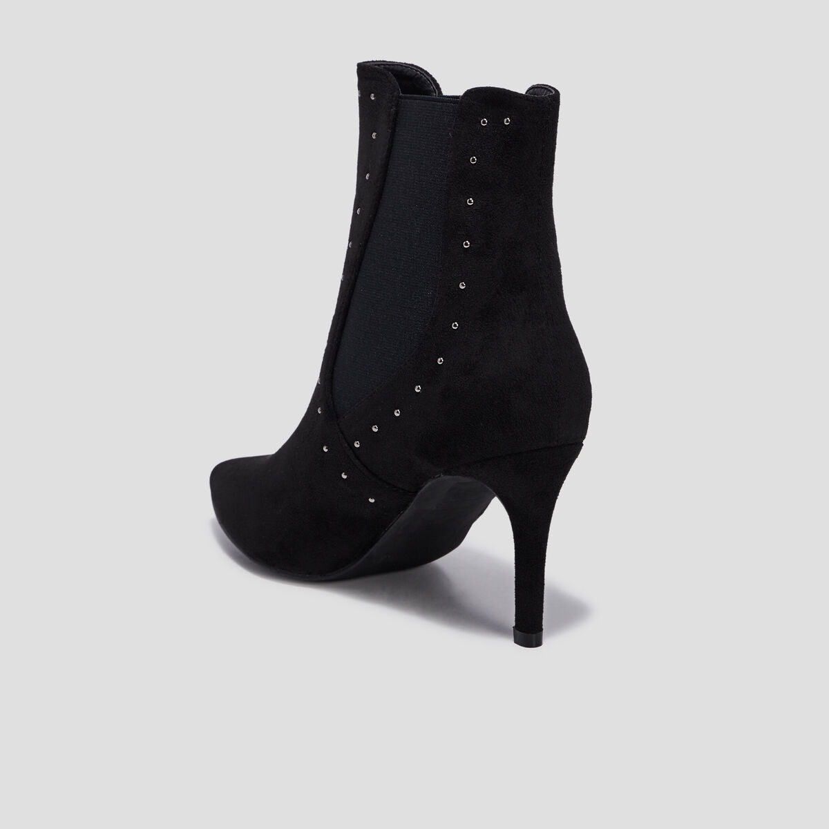 Bottines à talons noir femme