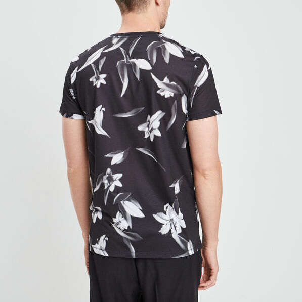 t shirt manches courtes noir homme T-shirt manches courtes noir homme
