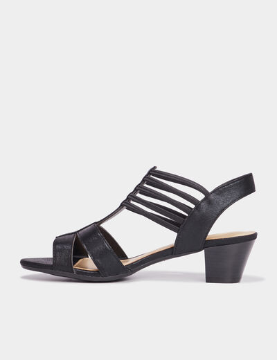 Sandales à talons Confortissimo noir femme