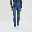 Jegging slim taille haute denim double stone femme