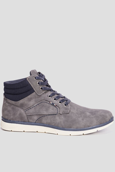 Bottines à lacets Bolanito gris homme