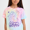T-shirt manches courtes coton Stitch multicolore fille