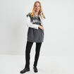 Sweat long sans manches Creeks gris foncé femme