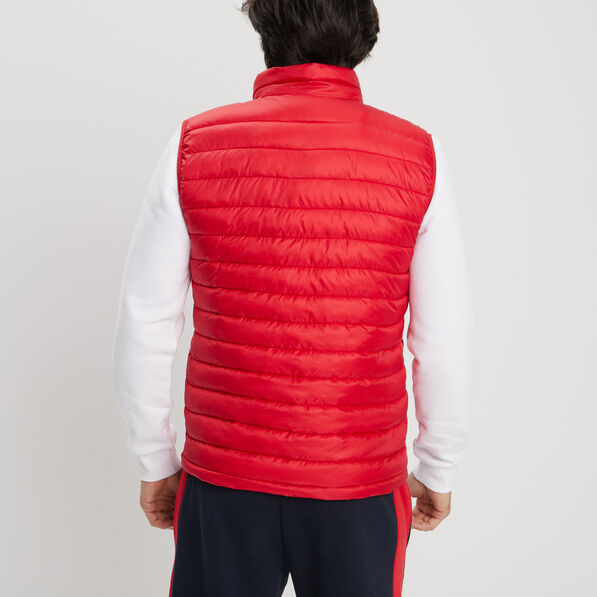 doudoune legere deperlante sans manches rouge homme Doudoune légère déperlante sans manches rouge homme