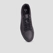 Tennis basses &agrave; lacets noir homme