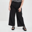 Pantalon city large Modavista noir femme grande taille