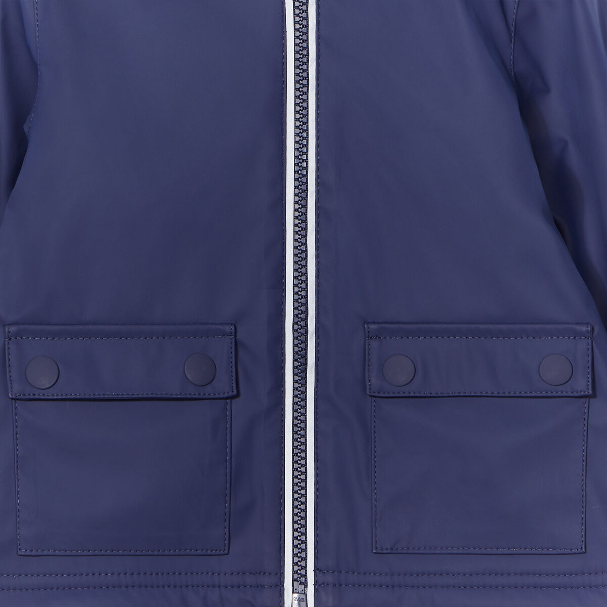 Parka à capuche zippée bleu marine bébé garçon