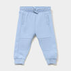 Pantalon de jogging molletonn&eacute; bleu pastel b&eacute;b&eacute; gar&ccedil;on