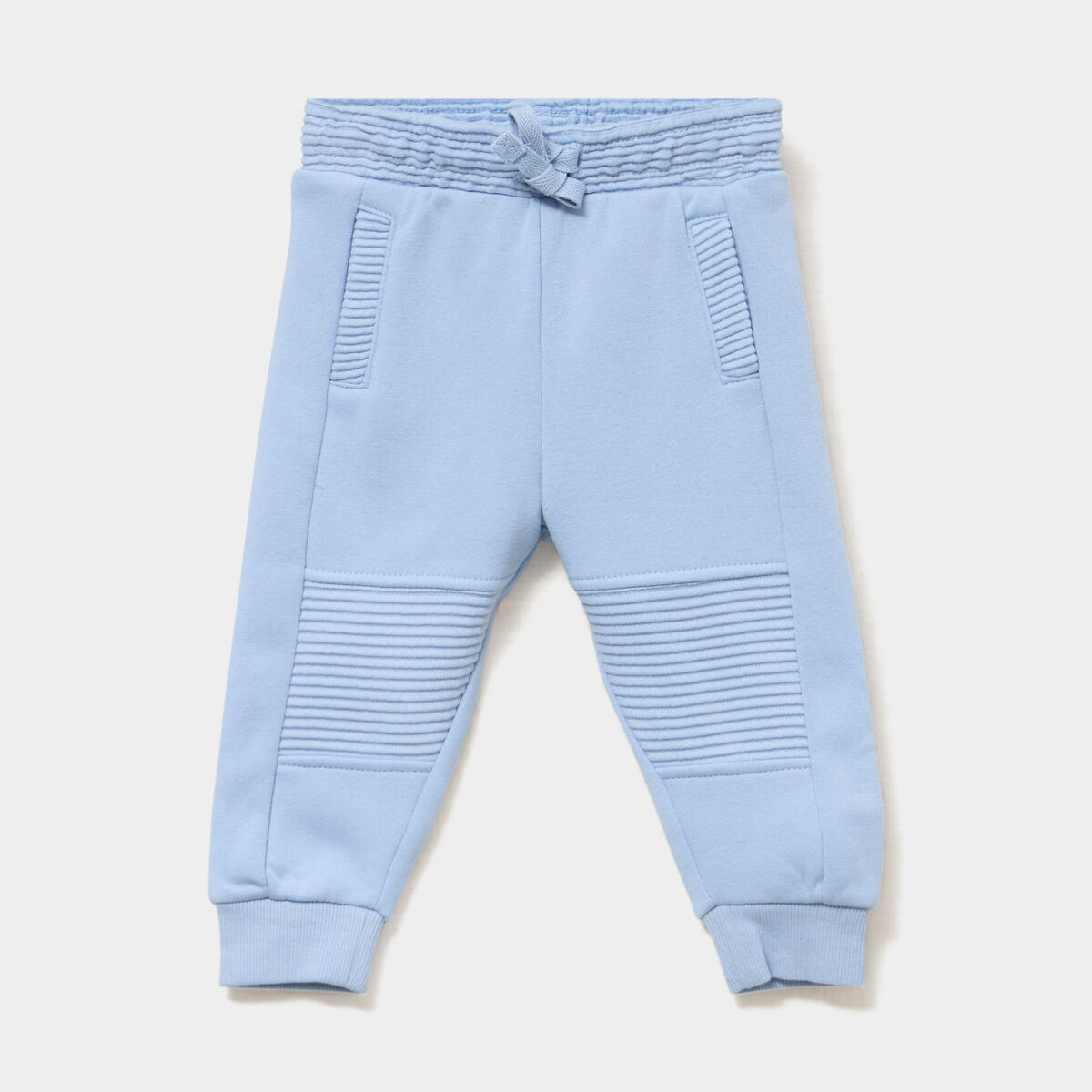 Pantalon de jogging molletonn&eacute; bleu pastel b&eacute;b&eacute; gar&ccedil;on