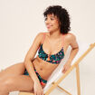 Haut de maillot de bain triangle noir femme