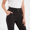 Bas de pyjama noir femme