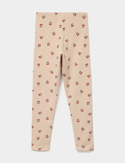 Legging taille &eacute;lastiqu&eacute;e coton ficelle fille