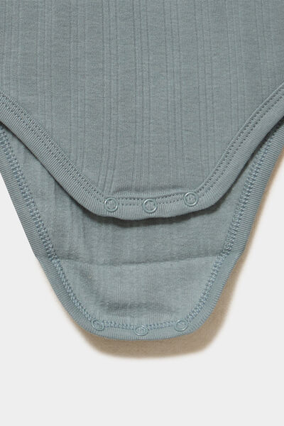 Lot 3 bodies coton manches longues vert pastel b&eacute;b&eacute;