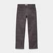 Pantalon regular coton majoritaire gris fonc&eacute; gar&ccedil;on