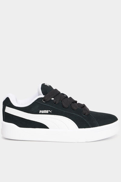 Baskets basses &agrave; lacets Puma noir femme