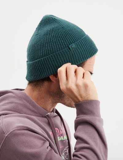Bonnet tricoté Creeks vert homme