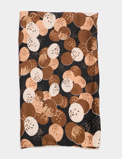 Foulard camel femme