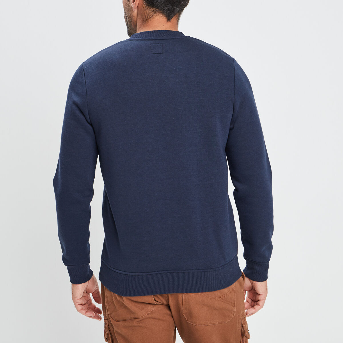 Sweat à col rond Creeks bleu marine homme