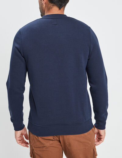 Sweat à col rond Creeks bleu marine homme